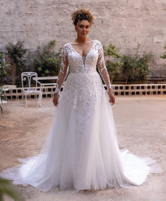 vestido elegante Demetrios
